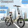 SAMEBIKE Bicicletta Elettrica Onesport OT16-2 con Motore Posteriore da 48V250W, Batteria al Litio da 17Ah, Telaio Pieghevole da 20 Pollici, Cambio a 7 Velocità e Freno a Disco