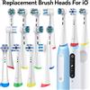 NONE Confezione da 4/8 testine di ricambio compatibili con lo spazzolino elettrico Oral B iO 2/3/4/5/6/7/8/9/10, testina professionale per spazzolino da denti