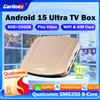 CarlinKit CarPlay Ai Box Ultra 5G 4G SM6350 8G+128GB Android 15 Smart Car TV Box Wireless CarPlay Android Auto per Netflix IPTV