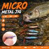 NONE Esche Micro Casting Jig 1.5g 3g 5g, Esche Metalliche Compatte per la Pesca in Torrenti, Fiumi e Laghetti, Ideali per la Cattura di Chub, Minnow, Trota e Persico