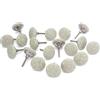 Ajuny Set di 20 Pomelli in Ceramica Verde Chiaro Fatti a Mano per Cassetti Comò Armadi Ante Mobili da Bagno Cucina e Credenza Maniglie Decorative per Casa