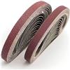 FEIHU Nastri abrasivi in allumina,13 x 457 mm nastri abrasivo,40/80/120/180/320,ciascuno 6 nastri in carta vetrata,per Black & Decker Set di nastri abrasivi Powerfeile per carta abrasiva 30 pezzi