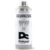 PINTUSOL Vernice Zinco Spray, Antiruggine Anticorrosione, Alta Opacità e Adesione al Metallo, Verniciatura Professionale Zincata a Freddo, Bomboletta Aerosol 400ml