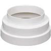 QSZTJJ Raccordo riduttore universale Ø 80-150 mm,80-200mm regolabile per tubo nei sistemi di ventilazione, scarico dell'aria condizionatore, tubo ecc per Cappa Cucina Aspirante (Ø 120-160mm)