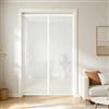 GAIFNAG Zanzariera Magnetica 160 x 170 cm Anti Zanzare, Easy to Install, L'Aria Può Circolare Liberamente Zanzariera Magnetica per Finestra per Porta Finestra Balcone Soggiorno, Bianco