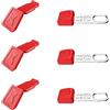 KNIPEX Clip TetheredTool + clip ColorCode rosse, 3 pezzi ciascuna, 00 63 06 TCR
