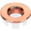 MOUMOUTEN Bagno Lavabo Lavello Copertura di Overflow, Cucina Lavello Decorazione Foro di Ricambio Circolare Lavello Foro Ottone Lavello Anello di Overflow Stabile (Oro Rosa)