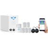 ITALIAN ALARM - Allarme Casa Senza Fili con App Smart, Kit Antifurto Casa Wireless con Sensori Porte e Finestre, Sistema di Sicurezza con Avviso Mancanza Corrente, già Configurato e Assistenza Italia
