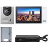Generico Kit Videocitofono IP Villa Montaggio a Superficie Postazione interna e Videocitofono e Switch PoE - KTP01L(S)