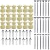 OASHISU 18 pz Isolatori in porcellana per installazione con cavo, beige