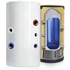 tech globe TECHGLOBE - Serbatoio tampone in acciaio inox ad alta efficienza energetica - con isolamento da 50 mm - Serbatoio tampone - Bollitore d'acqua (50 L)
