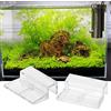 YUYTE Supporto per Copertura in Vetro, 20 Pezzi Supporto per Copertura in Vetro per Acquario Morsetto di per Clip in Acrilico per Pesci, Accessorio per Clip Trasparente per Spessore del 5mm-12mm (12