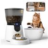 ARENTI Distributore Automatico Cibo per Gatti e Cani con Telecamera HD 2K/3MP,Fontanella per Gatti,WiFi 2.4G&5G,4.5L Dispenser Cibo Gatti/Cani con Audio Bidirezionale, Controllo APP