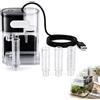 Wafuesh Filtro esterno per acquario HOB ultra sottile e silenzioso - Scelta per acquari nano e Pico fino a 20 l, con flusso d'acqua regolabile per una filtrazione ottimale, riavvio automatico, potenza 160 LPH