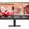 LG 27BA65QB-B.AEU Monitor PC 68,6 cm (27") 2560 x 1440 Pixel Wide Quad HD LED Nero [27BA65QB-B.AEU]