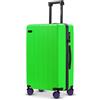 ETERNITIVE - Valigia Media | Valigia Rigida in ABS | Dimensioni: 65,5 x 43,5 x 26,5 cm 60L | Trolley con Lucchetto TSA | Bagaglio con 4 Ruote a 360° | Durevole | Verde