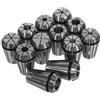 LAXALO 12 pz/set ER20 Kit Pinza a Molla in Acciaio Argento, Accessori for Mandrino for Incisione CNC Pinze for Tornio