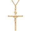Alexander Castle Pendente ciondolo a Crocifisso oro 9KT con Collana Catenina 46cm 1,6g con scatola regalo