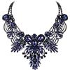 EVER FAITH Chunky Statement Collo Collana per Donne Ragazze Rhinestone Cristallo Vintage Bigiotteria
