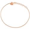 Louis Ciocchetti dal 1887- Bracciale Argento 925 Sottile, Fine, Bracciale fine donna elegante, ideale per charms, Braccialetto idea regalo Natale e San Valentino, made in italy