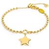 NADIR Bracciale Donna Marlù 18BR219G catena a sfere con stella Oro