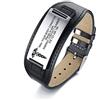 Vnox Braccialetto da Uomo in Pelle con ID Medico Personalizzato da Uomo in Pelle Intrecciata Bracciale con Avviso Medico per Uomo Coppia con Nomi di Famiglia - Regalo di Natale di Compleanno