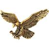 Wynameleri Set di fermacravatta da uomo, per cravatte normali, per matrimoni e affari, con scatola, per festa del papà, fermacravatta argento e fermacravatta oro da uomo, Gold Collar Medal Brooch
