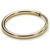 jewellerybox Orecchino per uomo in oro giallo 9kt a cerchietto diametro 13mm con chiusura a perno interno