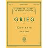 G Schirmer Inc Concerto in a Minor, Op. 16: National Federation of Music Clubs 2014-2016 Selection Piano Duet