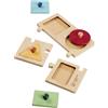 Eichhorn Montessori - Puzzle educativo in Legno con Manici, favorisce la comprensione delle Forme e la coordinazione, Gioco educativo, in Legno di faggio e Tiglio Certificato FSC, a Partire da 1 Anno