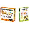 Headu-Le Mie Prime Parole Giochi Educativi, Multicolore, IT23127 & Cuccioli & Pappa Gioco, Multicolore, IT20058