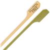 BambooMN 3,9 (10 cm) senza glutine marcatura cibo naturale spiedini di bambù per eventi di catering, vacanze, ristoranti o buffet, forniture per feste, 300 pezzi