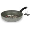 Flonal Cookware MOIPB2890, Monolite Tegame Magma-Tech Plus 1 Maniglia Estraibile 28 cm, Grigio
