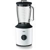 Braun PowerBlend 3 JB 3150 WH - Frullatore da 1,5 l, utensile da cucina per sminuzzare, schiacciare e mixare, 800 Watt, colore: Bianco
