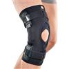 ROTEN Ro+ten-Orthoservice MG1115 Ginocchiera tubolare Airx con aste articolate e stabilizzatore rotuleo, Nero