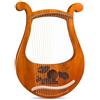 No 2X(Arpa un Lira Arpa per Principianti un 19 Corde, Piccola Arpa Portatile u1060