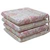 HABITA 33 HOME Cuscini Sedie Cucina Set da 4 o 6, Cuscini per Sedie Quadrati 40x40 cm, Coprisedia con Laccetti, Copri Sedia da Cucina Sfoderabili, Cuscino Sedia Coprisedie in 100% Cotone double face (4 Paisley Rosa)