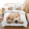 Leleyouzer Set di biancheria da letto per cani, per ragazzi e ragazze, 1 copripiumino in microfibra con chiusura lampo e 2 federe da 50 x 75 cm (D1, 200 x 200 cm), YR-H-1