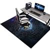 KQIEJUY Tappeto per Sedia Gaming Tappetino per Sedia da Ufficio per Pavimenti Duri Rettangolare Tappeto Gaming Ufficio Pavimento Antiscivolo Protettivo Tappetino di Protezione per Pavimento 70 x 100 cm