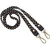 Anevous Collana da donna in corda di cotone da 120 cm, borsa a tracolla, catena di ricambio per borsa a mano, catena per cellulare, colore nero