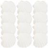 Veemoon 20 Pezzi Conchiglie Naturali di Capasanta Beige Resistenti ad Alte Temperature per Cottura e Servizio di Frutti di Mare, per Picnic e Progetti Creativi