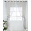 GD LOVES YOUR HOME Tenda in Lino Semitrasparente con Paillettes - Tenda Chic per Soggiorno e Camera-140 * 280cm (Beige, 140 * 280cm（1 pezzo）)