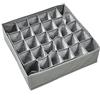 TRIXES Organizer per Cassetti - 30 Scomparti - in Tessuto - per Calzini, Cravatte e Biancheria Intima