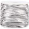 PH PandaHall 30m Corda Elastica a Nastro in Filo Argento Metallizzato Corda per Etichetta con Filo Avvolgente per Tessuto per Capelli Creazione di Gioielli Artigianali