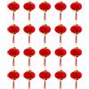 Eterspr 20 PCS Lanterna Rossa Cinese Piccola, Mini Festival di Primavera Lanterna Fortunata, Adatto per Festival di Primavera, Feste, Matrimoni e Decorazioni per la Casa
