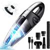 URAQT Aspirabriciole Senza Fili, Aspirapolvere Auto Potente 120W 4.5k PA Umido e Secco 30 Minuti di Lavoro Aspirabriciole Ricaricabile, Bbuono per Casa, Auto, Ufficio