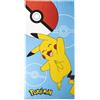 CERDÁ LIFE'S LITTLE MOMENTS Asciugamano per bambini Pokémon - Colore blu - 70 x 140 cm - Realizzato in 100% poliestere da 240 gsm - Asciugamano piccolo - Stampa Pikachu - Prodotto originale progettato in Spagna