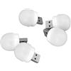 Acouto Luci Notturne USB Plug in Protezione degli Occhi a Risparmio Energetico Mini Lampadina a LED, Ampio Utilizzo, Comodo da Usare, Semplice Ed Elegante, Adatto per Camera da Letto,