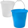 Sicignano Casalinghi Ingrosso Casalinghi Sicignano | Secchio con Becco Graduato in Plastica - Colori Assortiti, Made in Italy, Multiuso per Casa, Pulizie, Giardinaggio (2, 10 Litri)