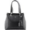 Guess HWVG6691360, Borsa a Mano Kamryn Donna, 36x25.5x14.5cm, Nero